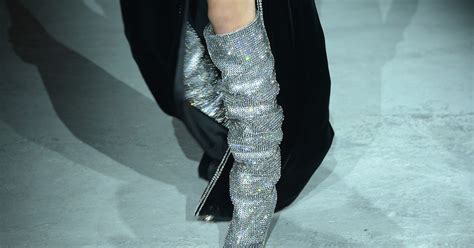 There’s Already a Waitlist for Those Saint Laurent Crystal Boots